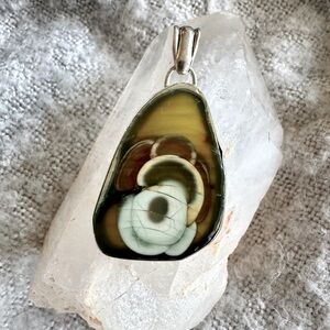 Imperial Jasper 925 Sterling Silver Pendant
